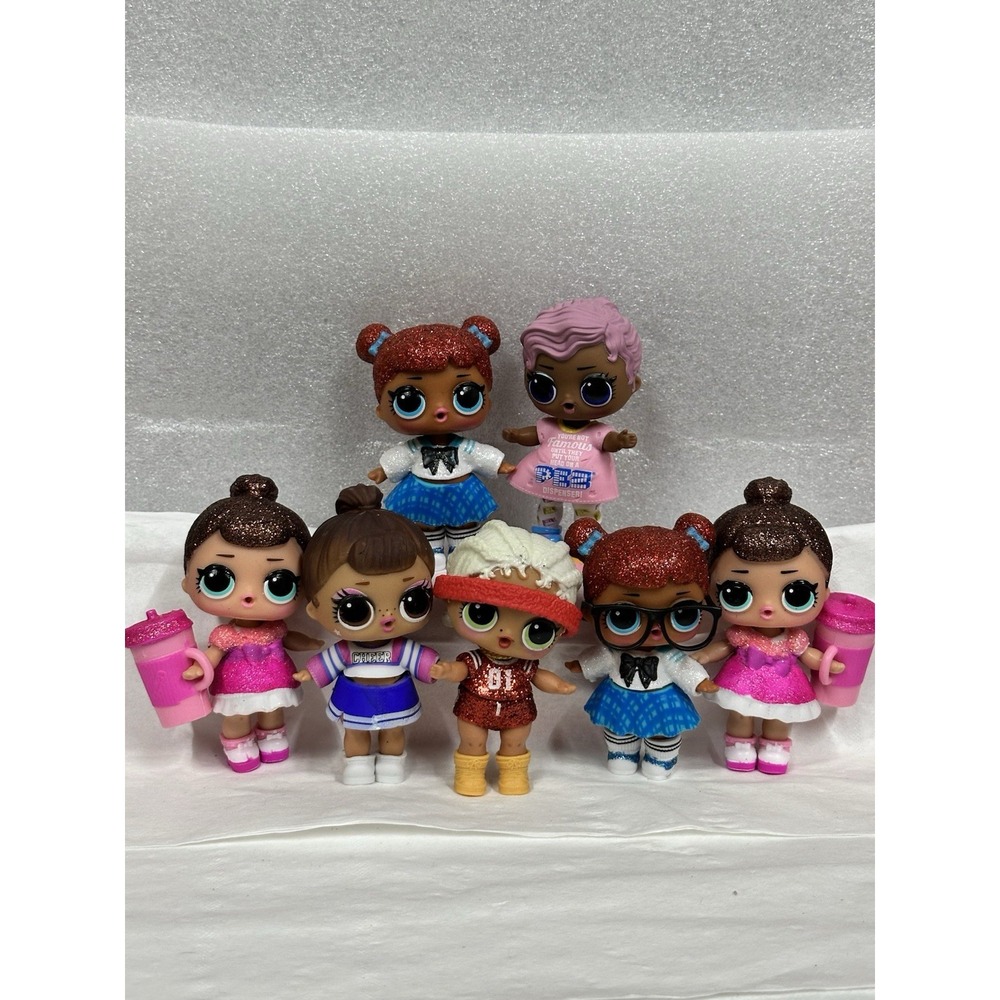 L.O.L. Surprise! O.M.G.‎ Fashion Doll Glitter Glam Lot of 7 with Accessories